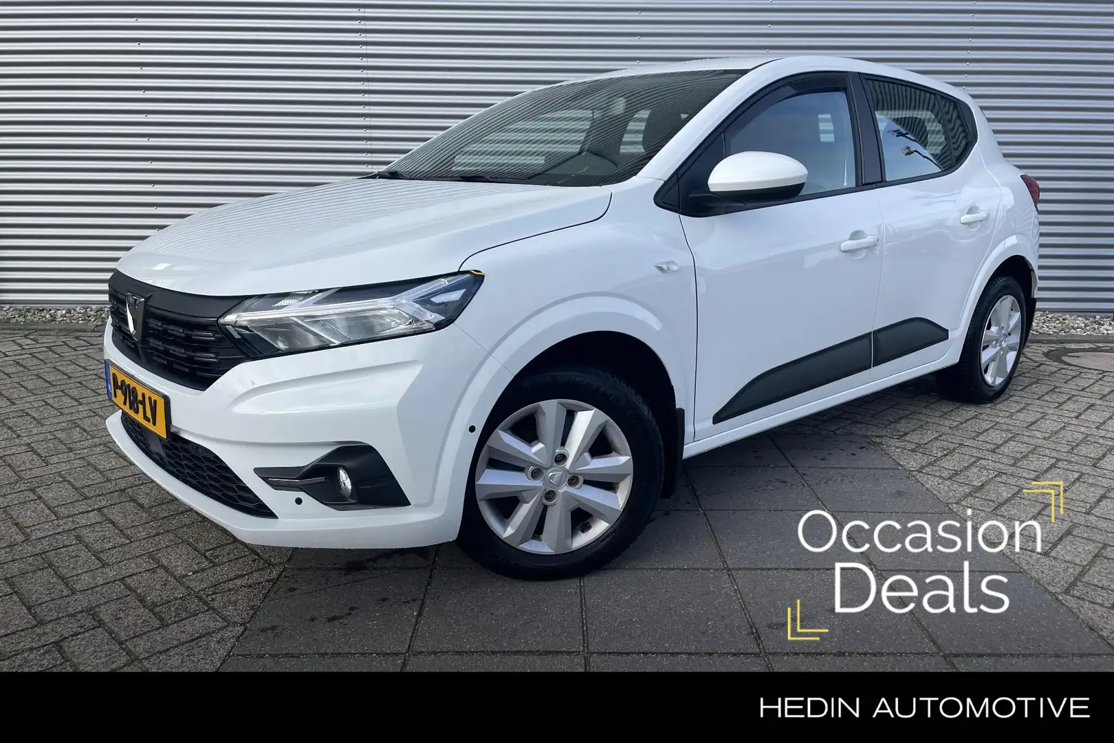 Dacia Sandero TCe 100pk Bi-Fuel Comfort climate control-dodehoek Weiß - 1