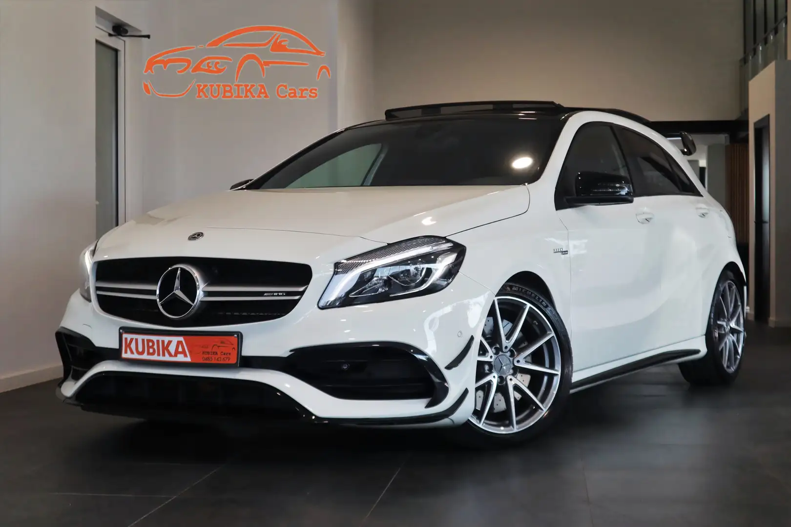 Mercedes-Benz A 45 AMG 4-Matic Aerodynamic Pack Pano Camera RACE Modus Wit - 1