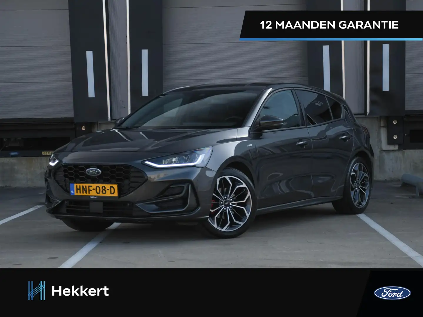Ford Focus ST-Line X 1.0 EcoBoost Hybrid 125pk WINTER PACK | Gris - 1