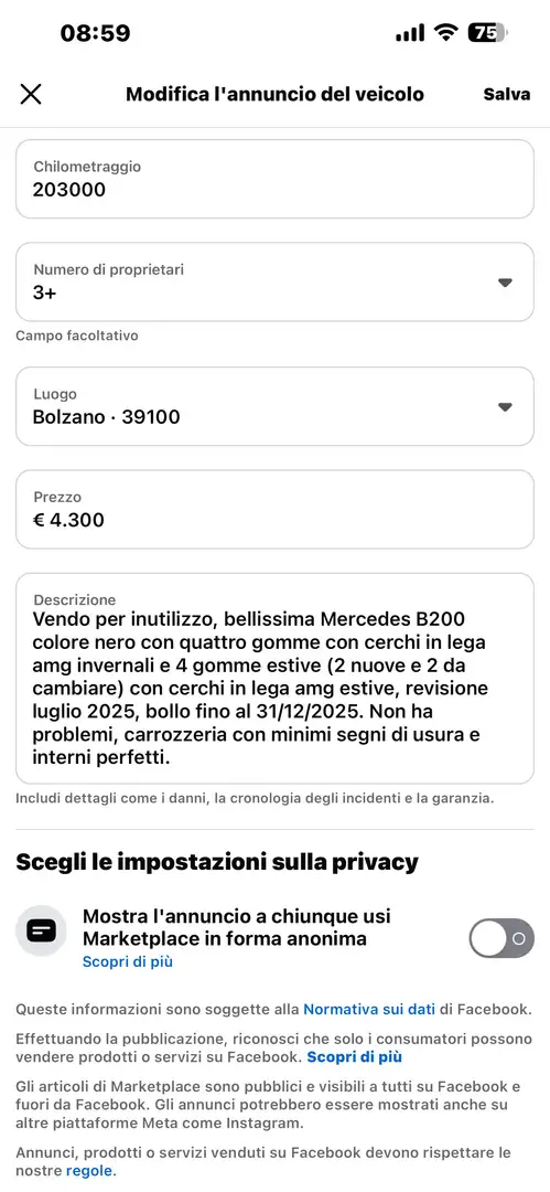 Mercedes-Benz B 200 cdi Sport - 1