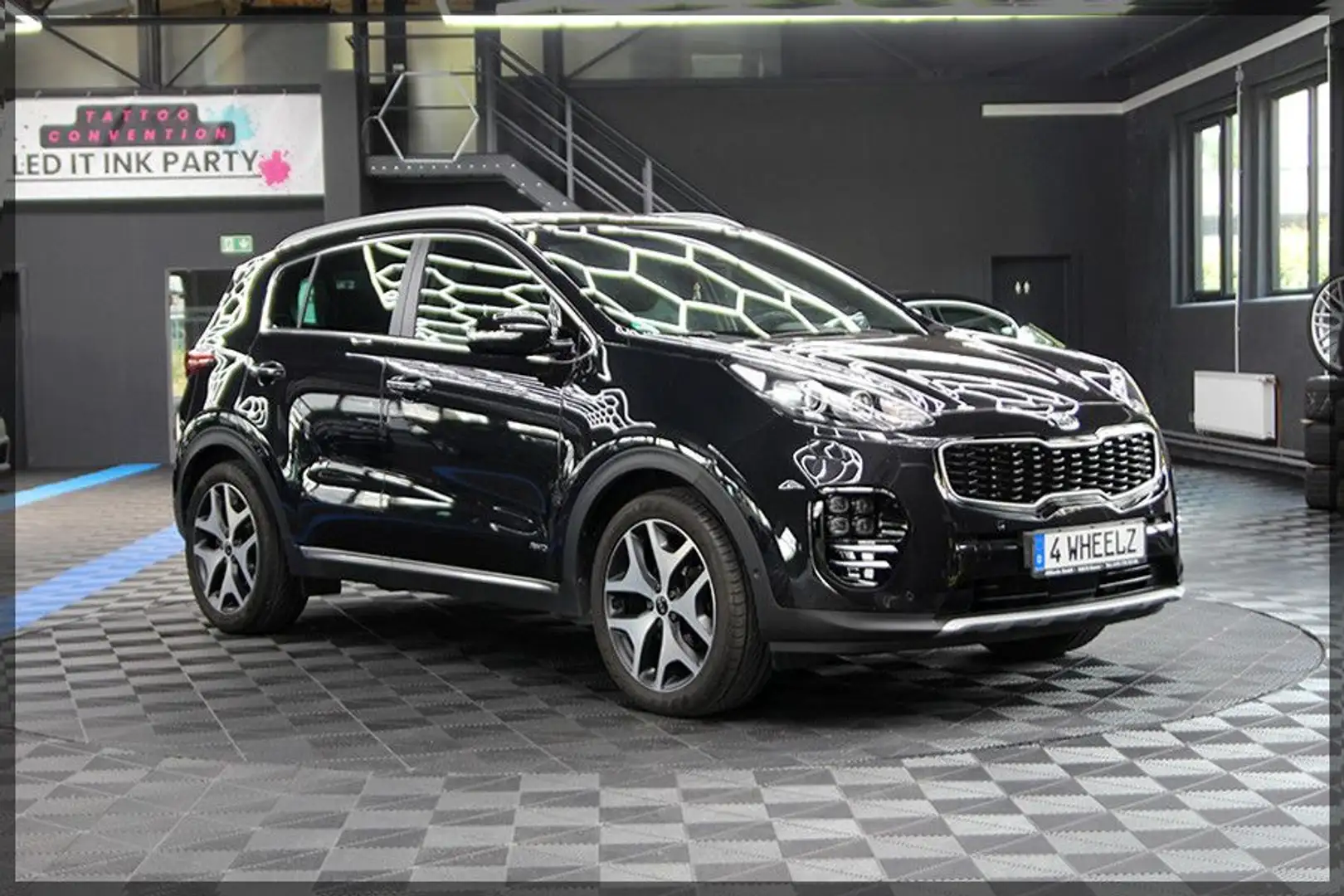 Kia Sportage 1.6 T-GDI DCT 4WD GT line PANO / CAM Negro - 1