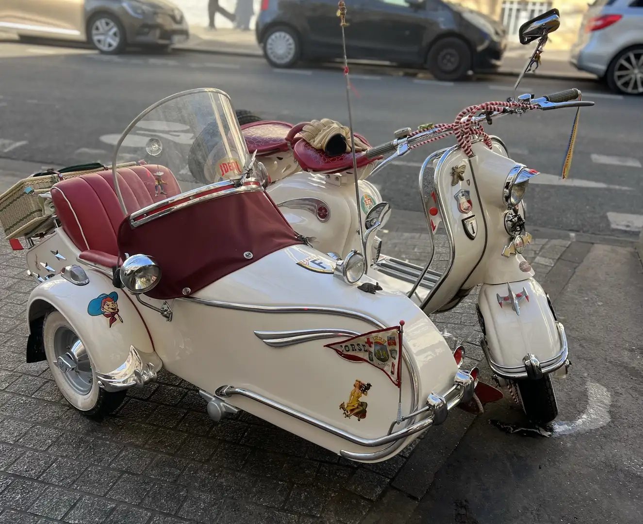 Lambretta LD état concours – side-car Steib d’époque Blanco - 1