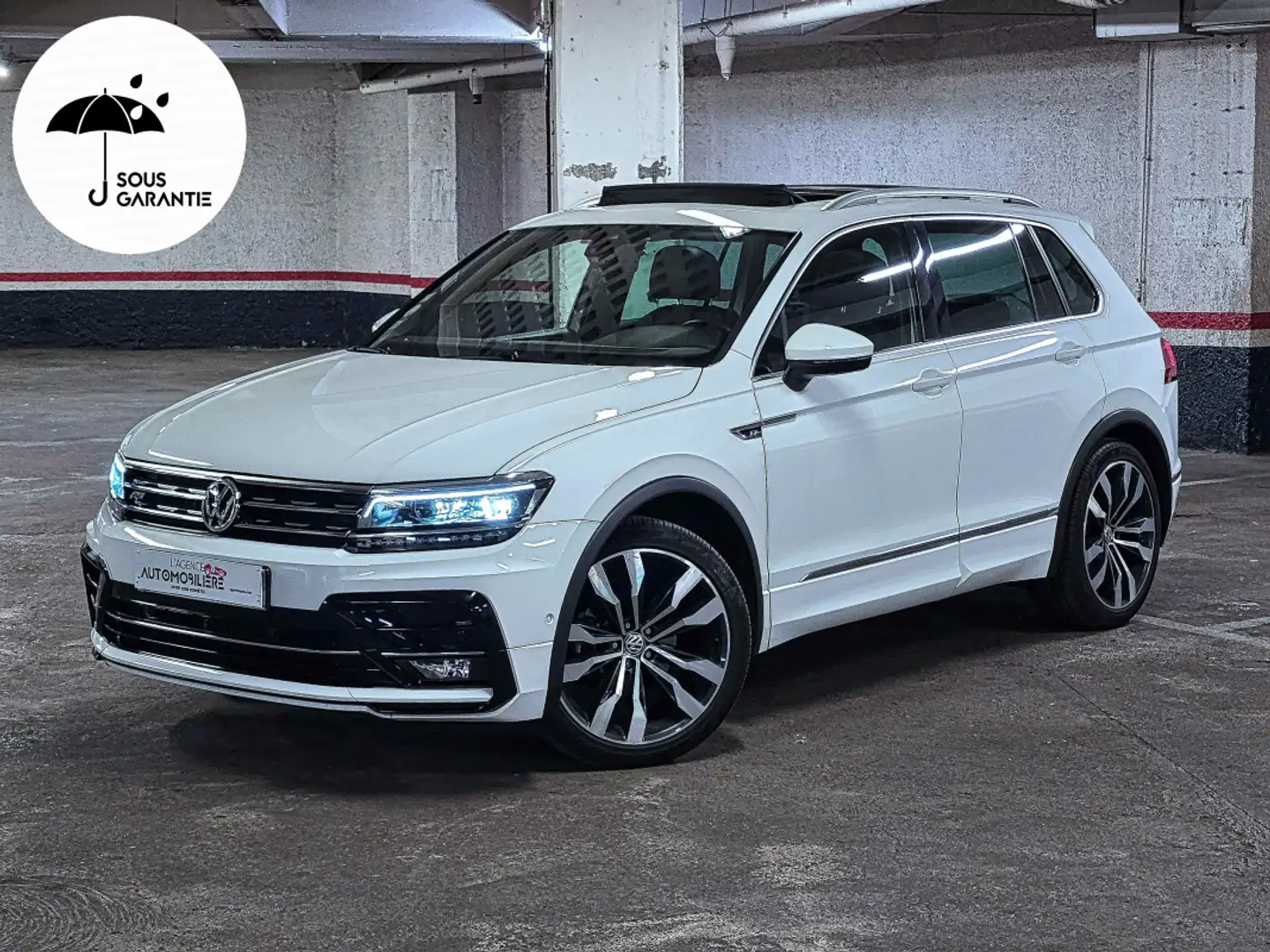 Volkswagen Tiguan Allspace II 2.0 TDi 150 BlueMT Black R-Line DSG7 Bílá - 1