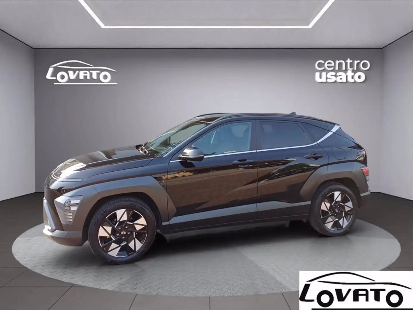 Hyundai KONA NEW  1.6 HEV DCT X LINE Zwart - 2