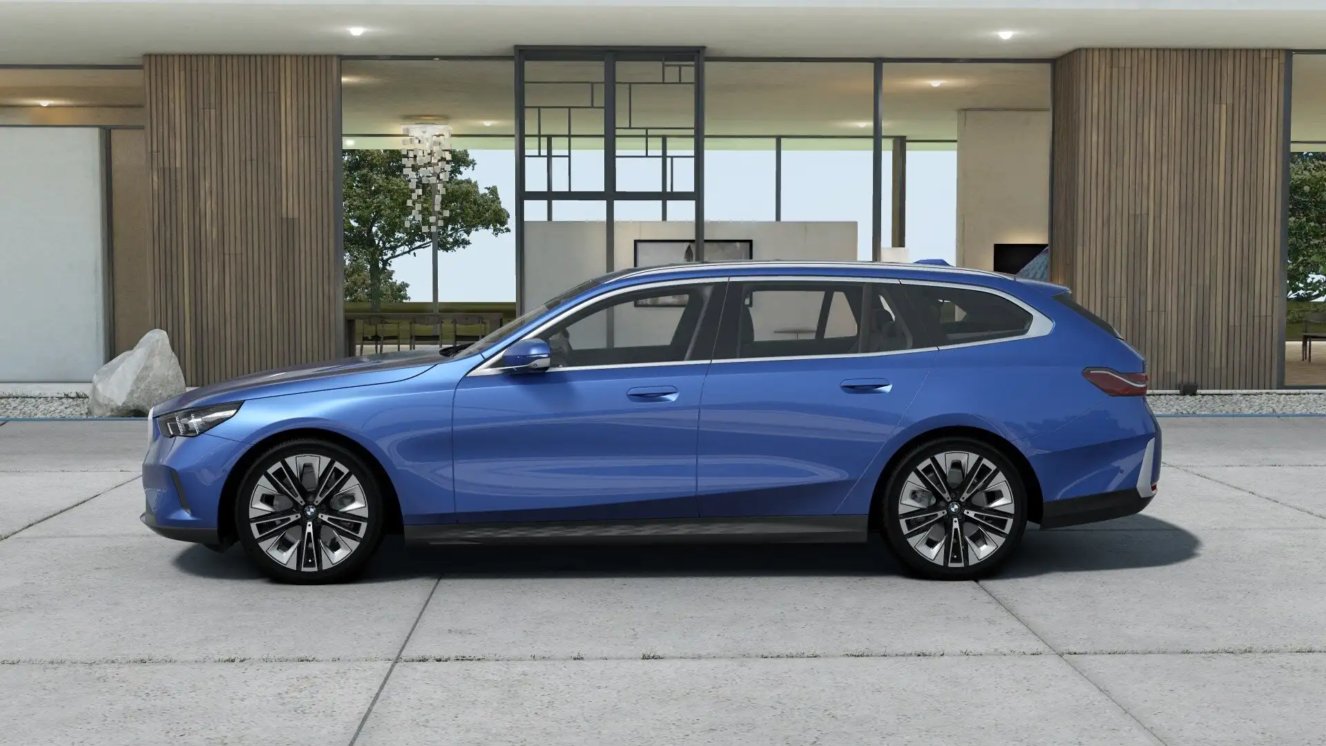 BMW 520 d xDrive Touring G61 B47 Blau - 2