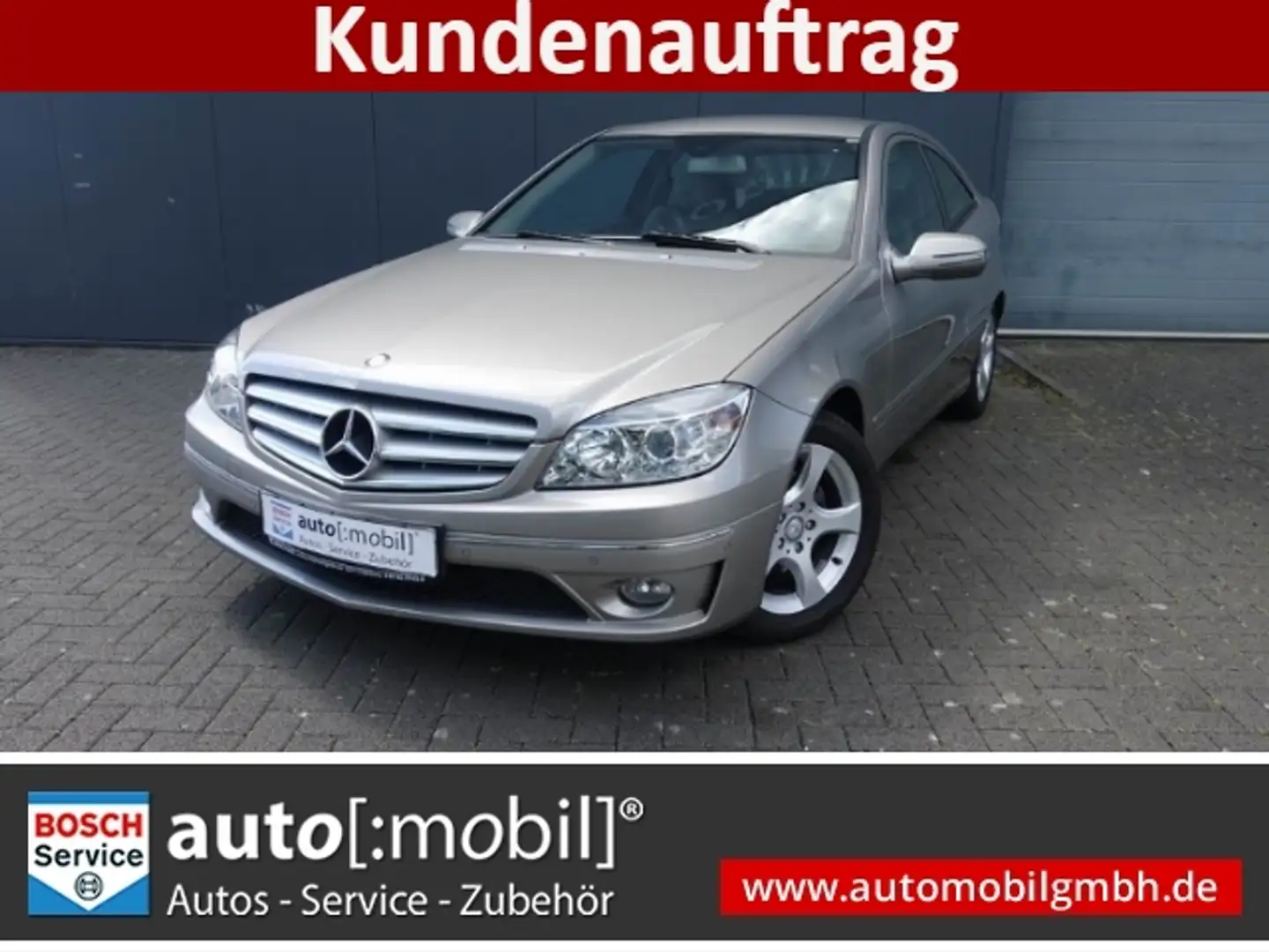 Mercedes-Benz CLC Kompressor+LEDERPOLSTER+2xPDC+AHK Срібний - 1