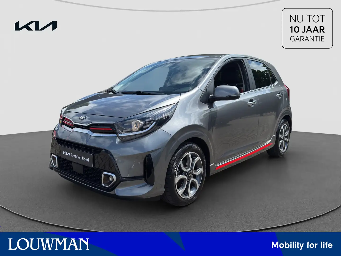 Kia Picanto 1.0 DPi GT-Line Grijs - 1