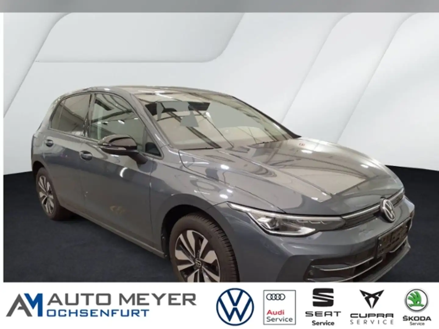 Volkswagen Golf VIII GOAL 1.5 TSI Navi AHK ACC Travel + Lane Assi Gris - 1