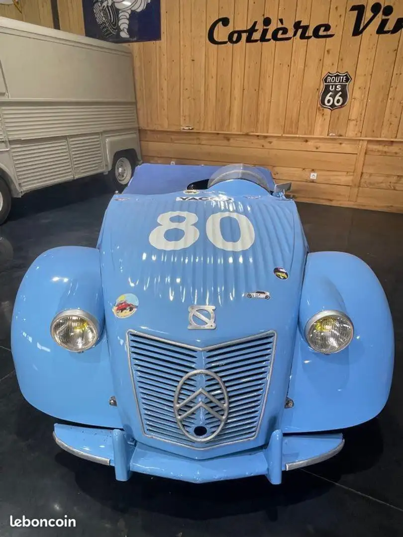 Citroen 2CV 2 CV Belle réplique de barbot Blauw - 2