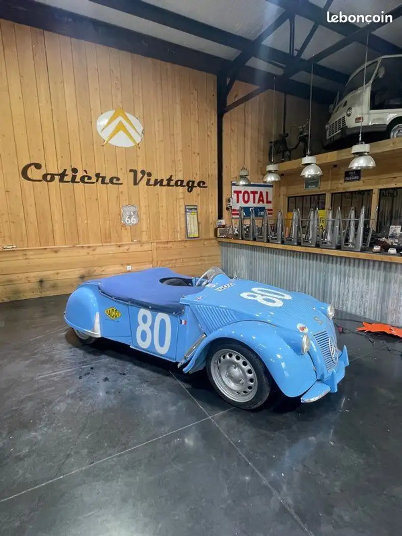 Citroen 2CV 2 CV Belle réplique de barbot Blauw - 1