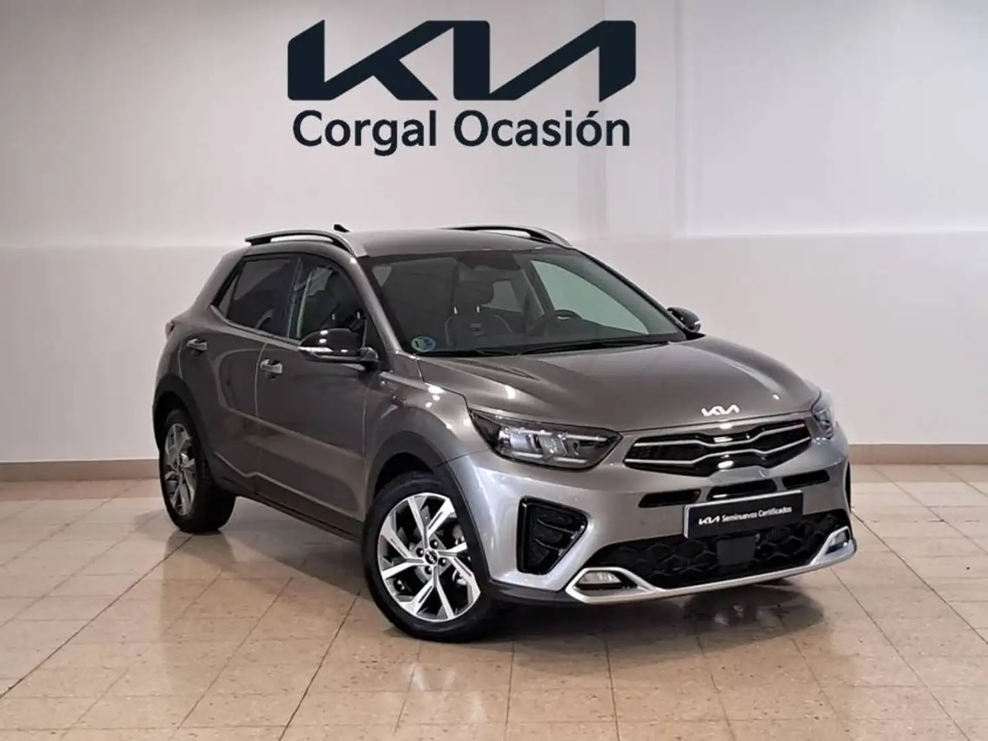 Kia Stonic 1.0 T-GDi MHEV GT Line 100 Gris - 1