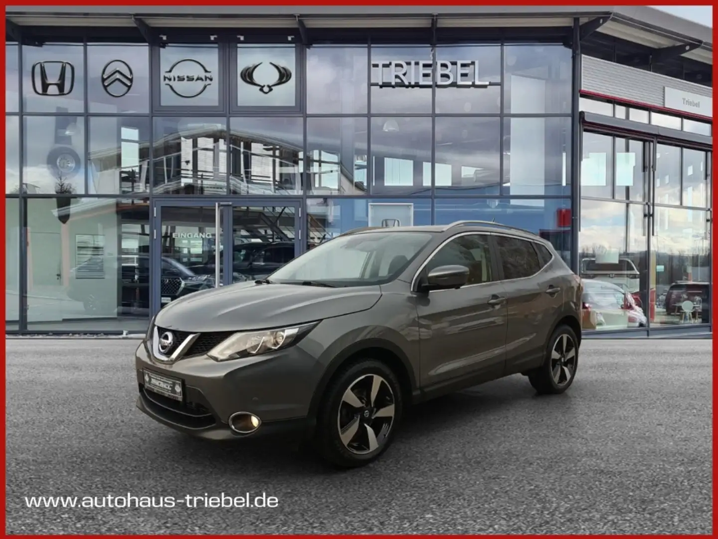 Nissan Qashqai N-Connecta AUTOMATIK PANORAMADACH 2-Z-KLIMAAUT. FR Gris - 1