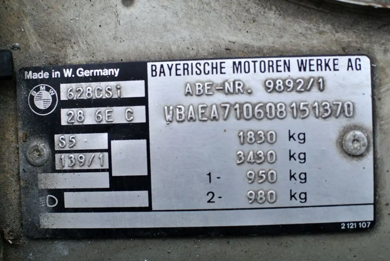 BMW 628 CSi 2. HAND, Deutsch, NEU-Aufbau, ROSTFREI, foto 6