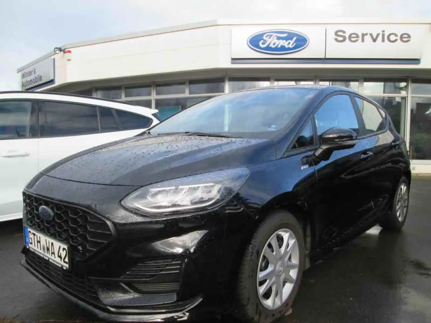 Ford Fiesta 1.0 EcoBoost Hybrid S&S ST-LINE Schwarz - 1