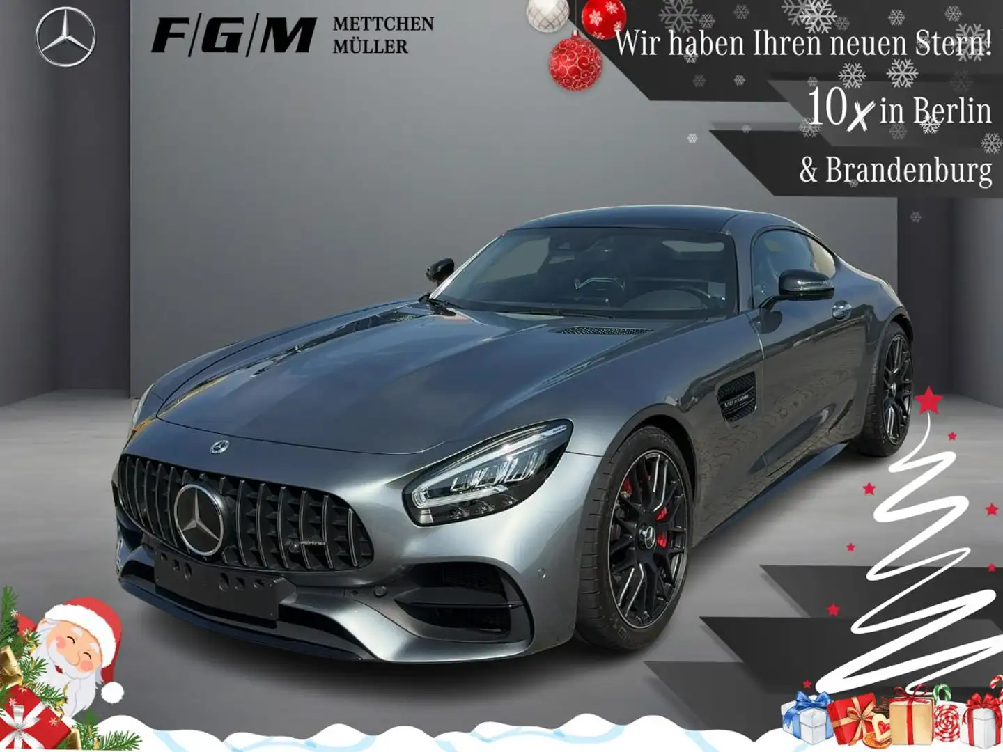 Mercedes-Benz AMG GT C Burm|KeyGo|TWA|Night|Pano|Sitzhz Gris - 1