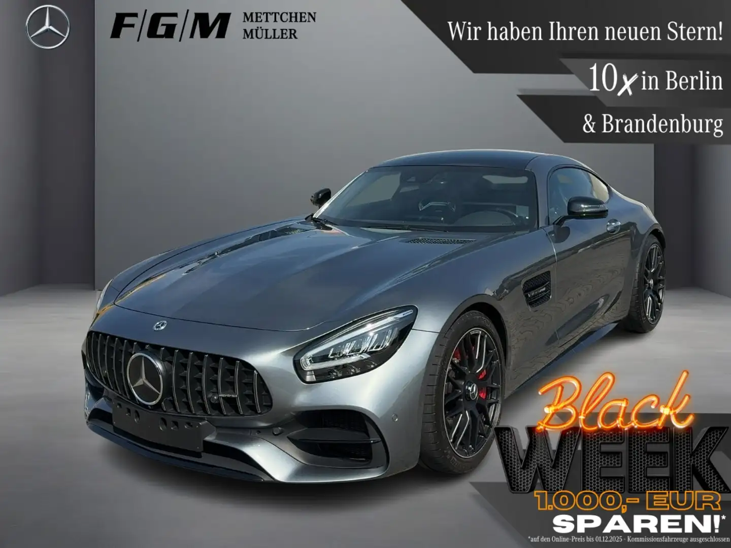 Mercedes-Benz AMG GT C Burm|KeyGo|TWA|Night|Pano|Sitzhz Gris - 1