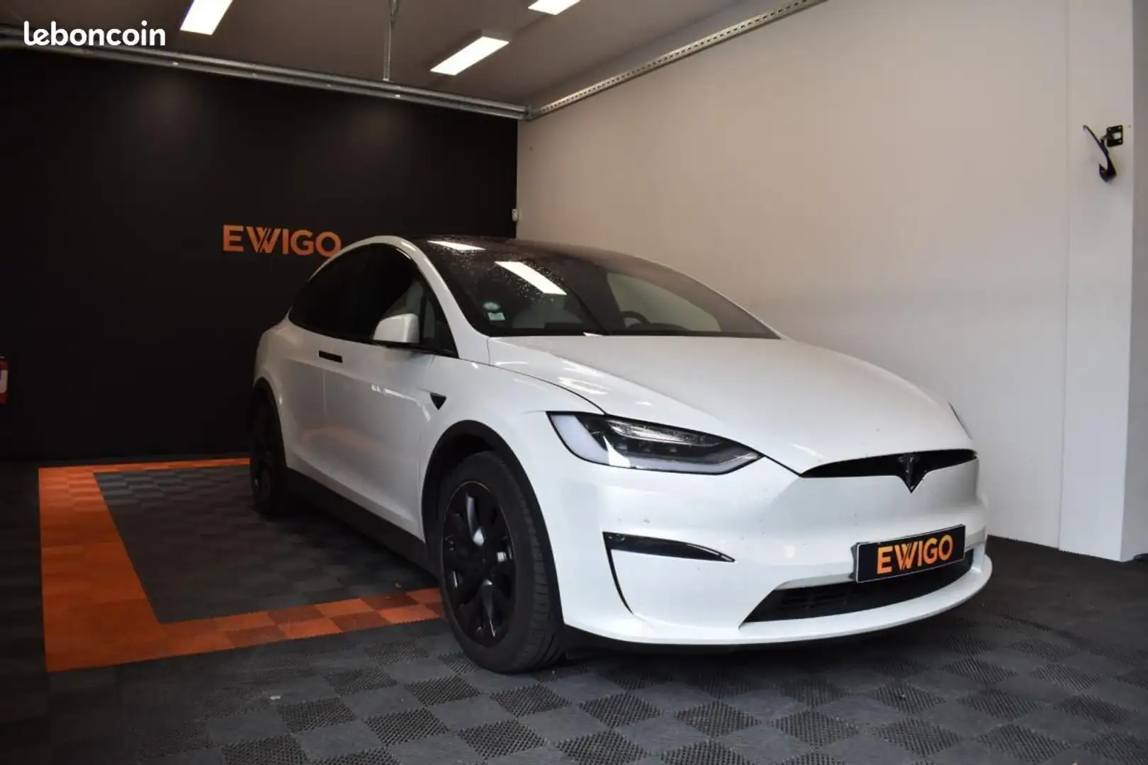 Tesla Model X 100D ELECTRIC 685 296PPM 100KWH PALLADIUM 4WD DUAL Blanc - 1