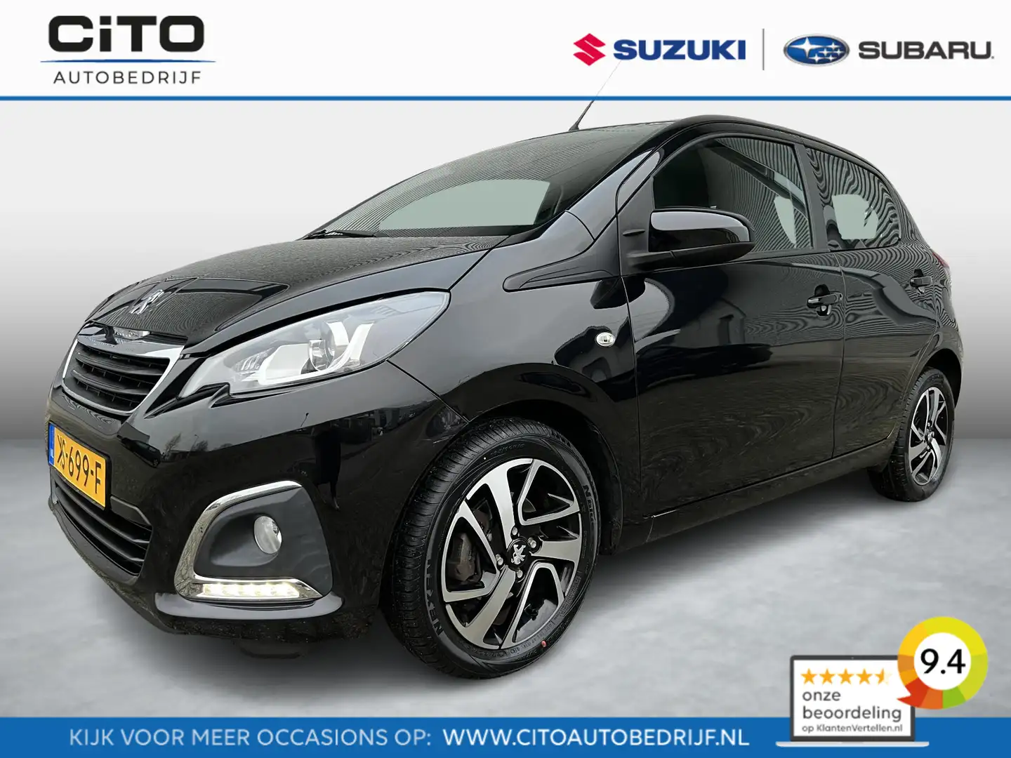 Peugeot 108 1.0 e-VTi Allure | Airco | 15" Lichtmetalen Velgen Schwarz - 1