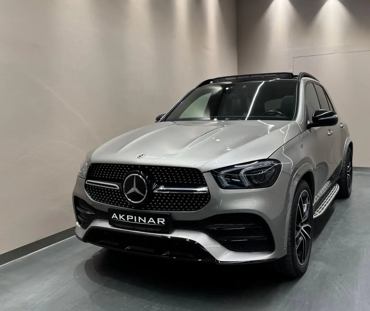 Mercedes-Benz GLE 450 GLE450 4M *AMG*NIGHT*PANO*BURM*AHK*360°* Silber - 2