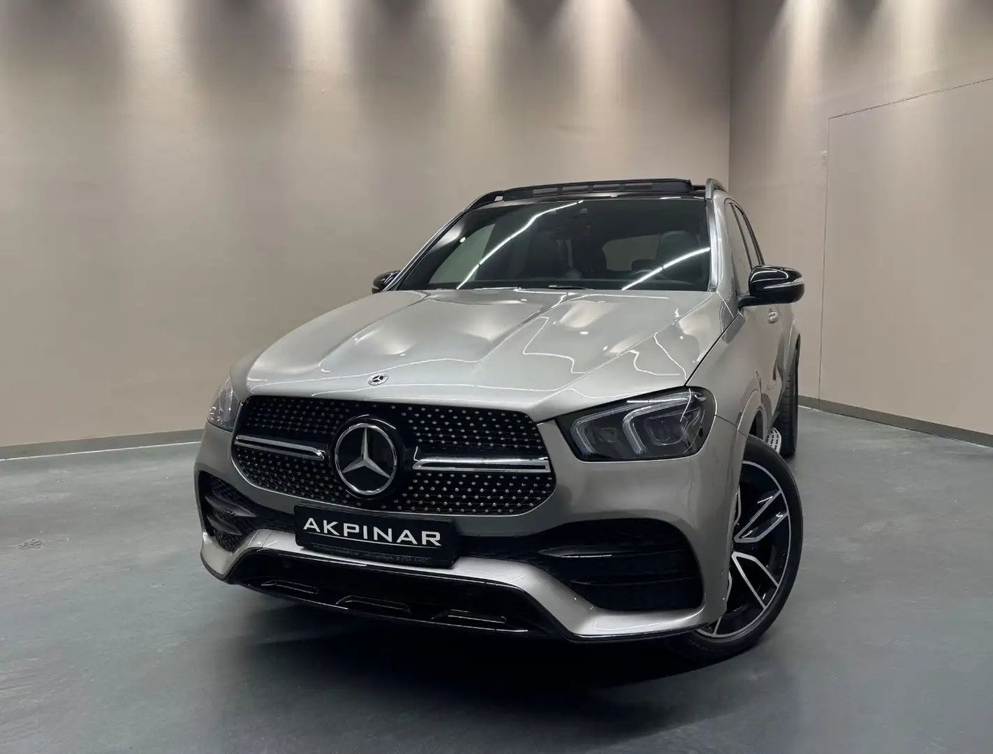 Mercedes-Benz GLE 450 GLE450 4M *AMG*NIGHT*PANO*BURM*AHK*360°* Silber - 1