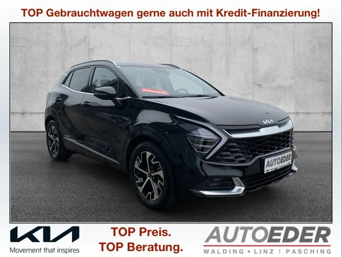 Kia Sportage 1,6 TGDI 48V Gold DCT Noir - 1
