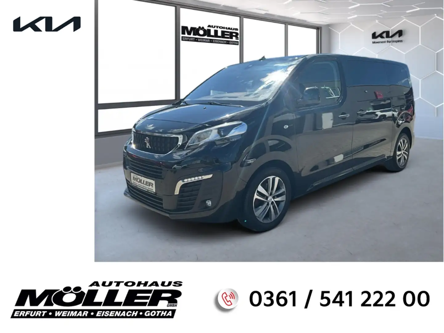 Peugeot Traveller Business VIP L2 2.0 Standhzg. Glasdach 7-Sitze Hea Černá - 1
