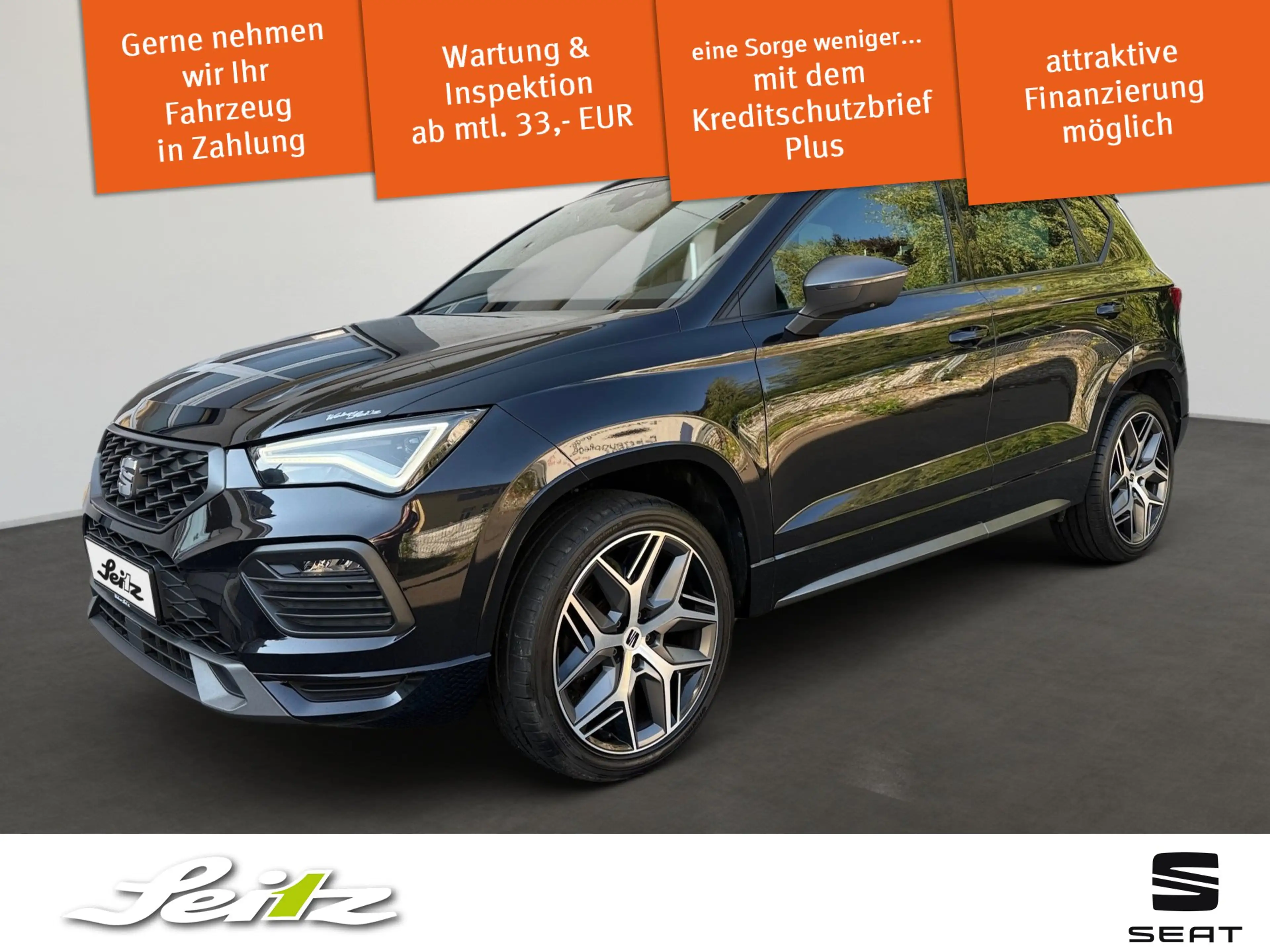 SEAT Ateca 2.0 TSI DSG FR 4Drive AHK. LED. Navi. Rückfahrkame