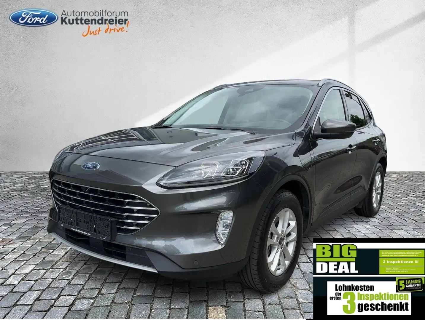 Ford Kuga PHEV Titanium X Navi 2xKamera LED Leder Gris - 1