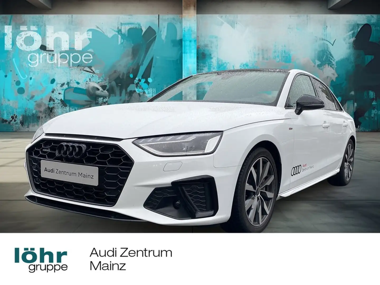 Audi A4 Limousine 40 TFSI quattro S line S tronic Weiß - 1