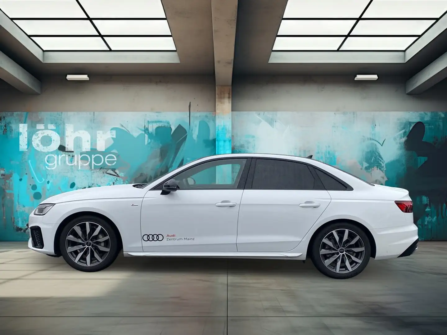Audi A4 Limousine 40 TFSI quattro S line S tronic Weiß - 2