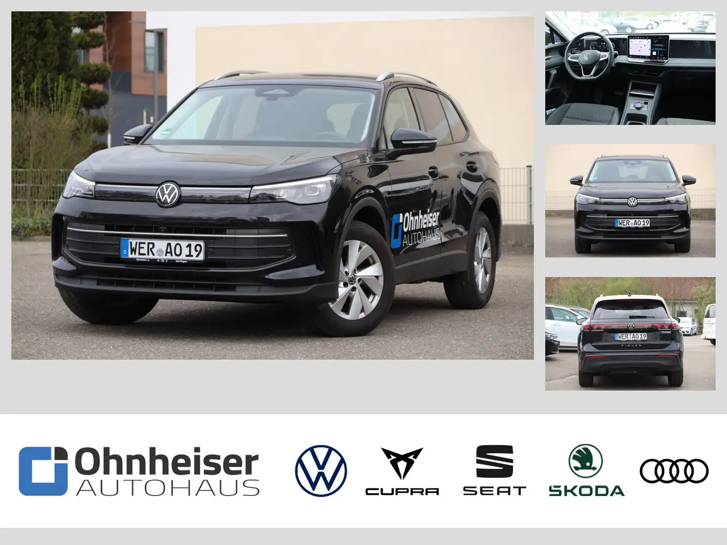 Volkswagen Tiguan 2.0 TDI Life DSG*AHK*NAVI*LED*SHZ*KAMERA Schwarz - 1