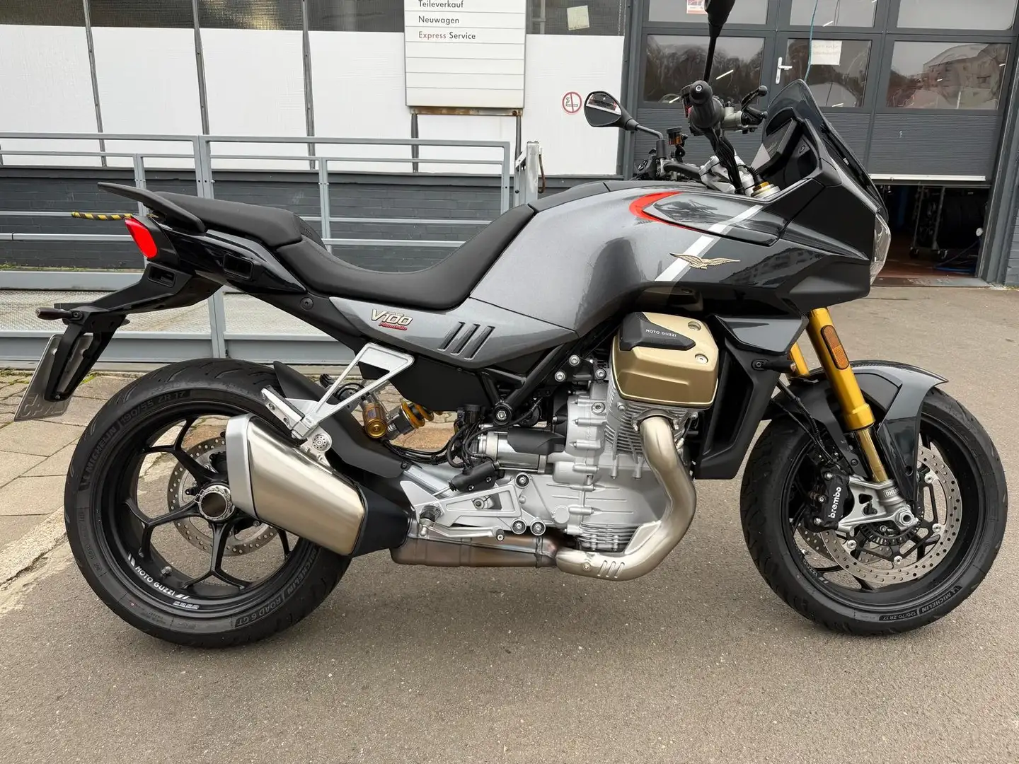 Moto Guzzi V 100 V100 MANDELLO S E5 GREY AVANGUARDIA Szürke - 2