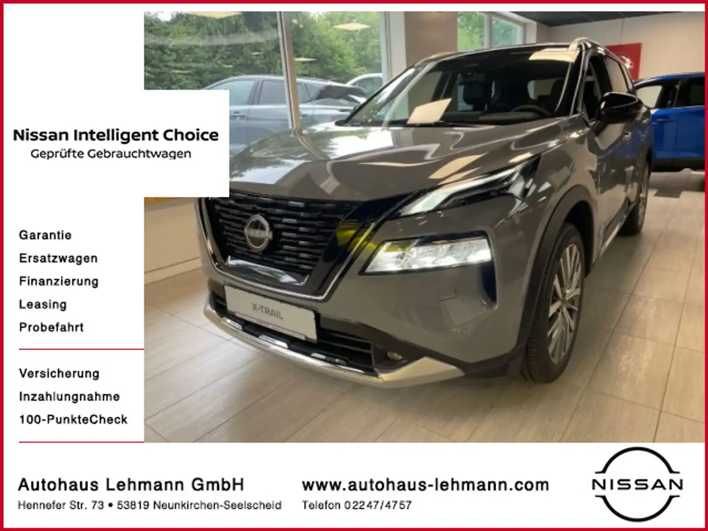 Nissan X-Trail 1.5 VC-T e-Power Tekna+ e-4ORCE Grau - 1