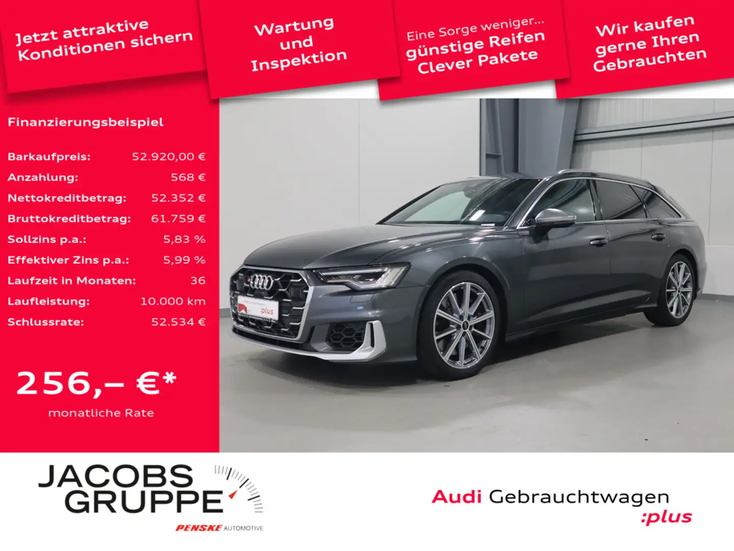 Audi S6 Avant 3.0 TDI quattro*UPE98*VC*LED*R-Kamera * Grau - 1