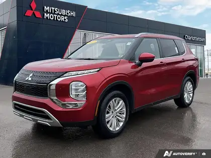 Red 2022 Mitsubishi Outlander LE S-AWC SUV / Crossover Continuously Variable Transmission