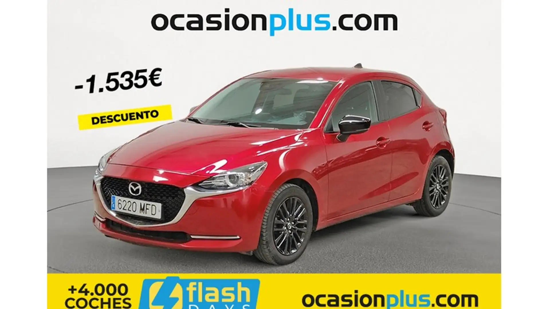 Mazda 2 1.5 Skyactiv-g Evolution 55kW Rojo - 1