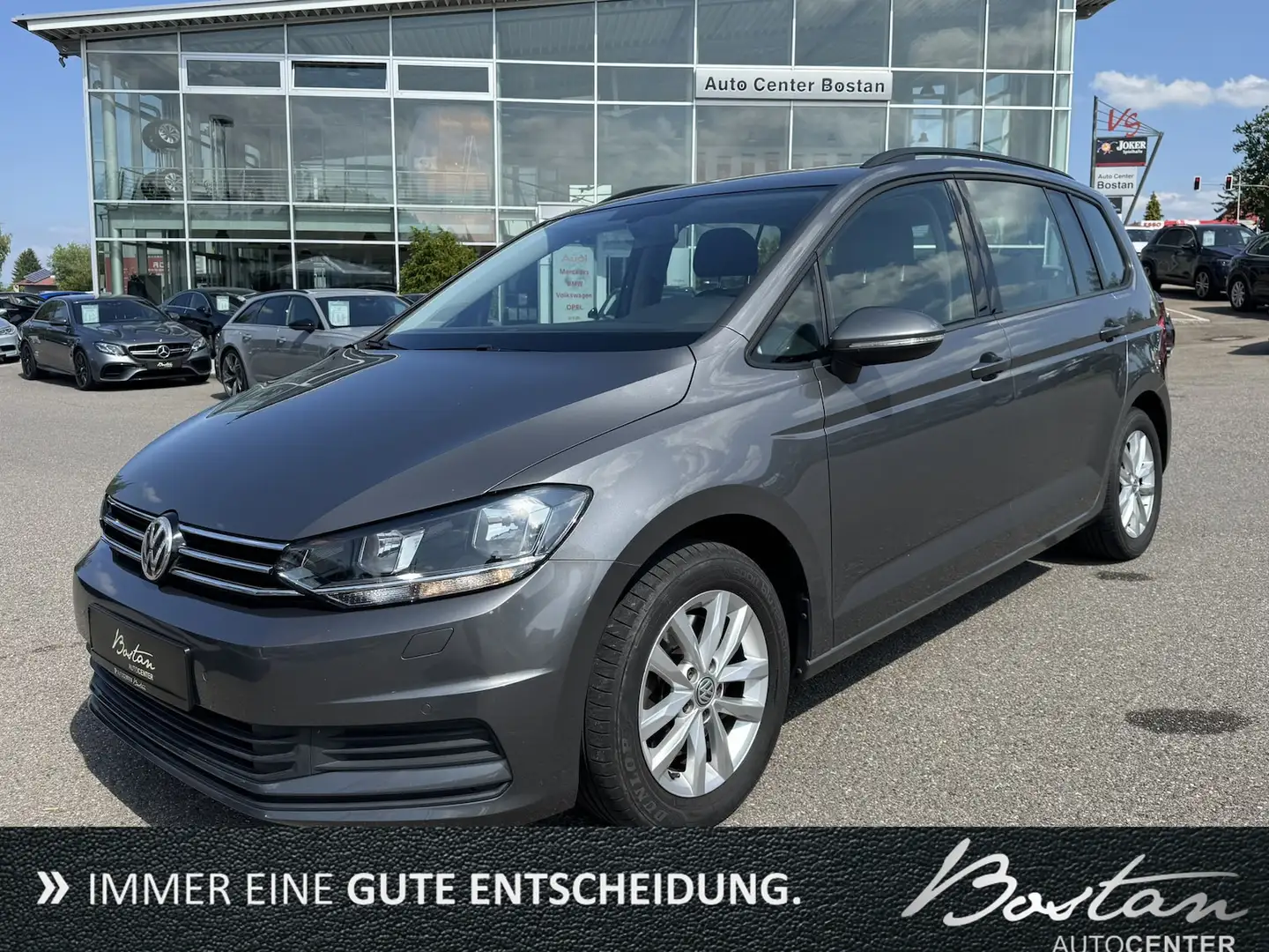 Volkswagen Touran 2.0 TDI COMFORT/7-SITZER/SCHECKHEFT/PDC Grau - 1