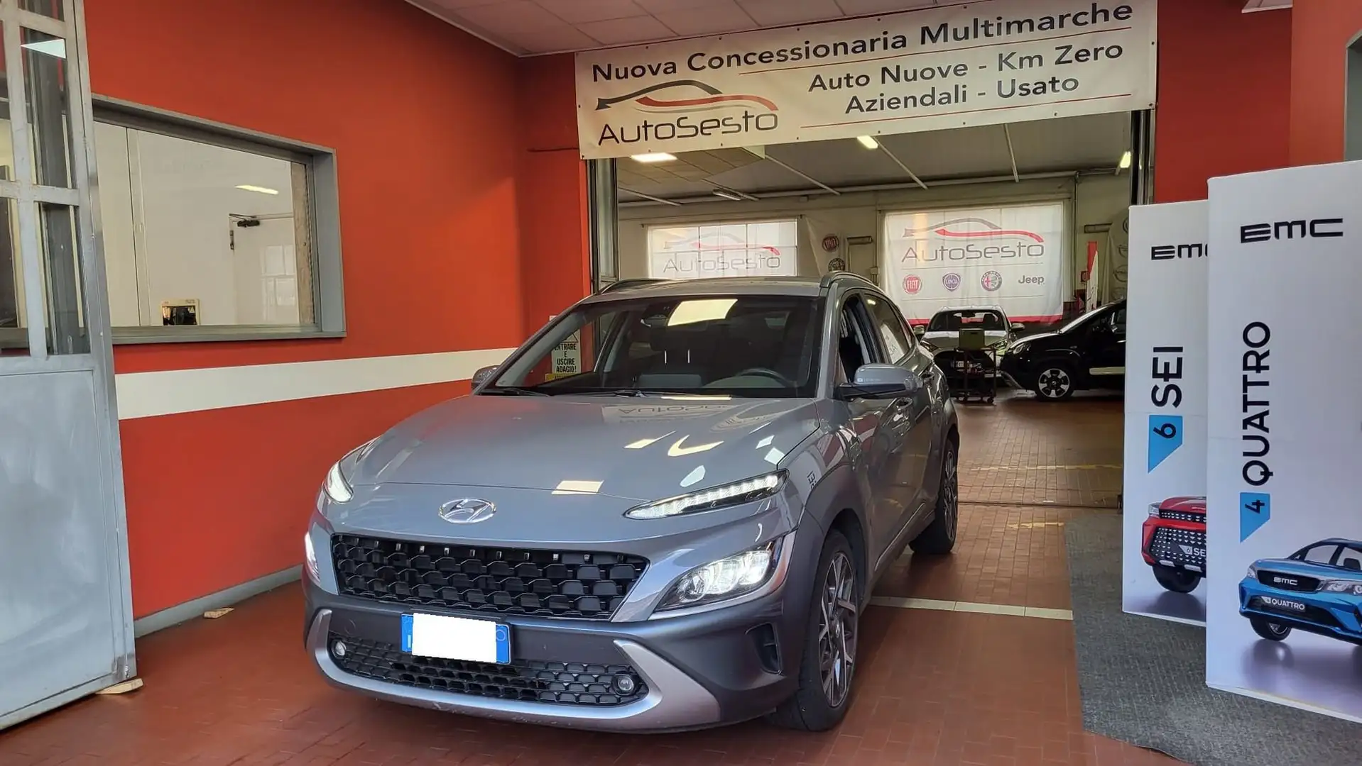 Hyundai KONA Kona HEV 1.6 DCT XLine+ Grau - 1