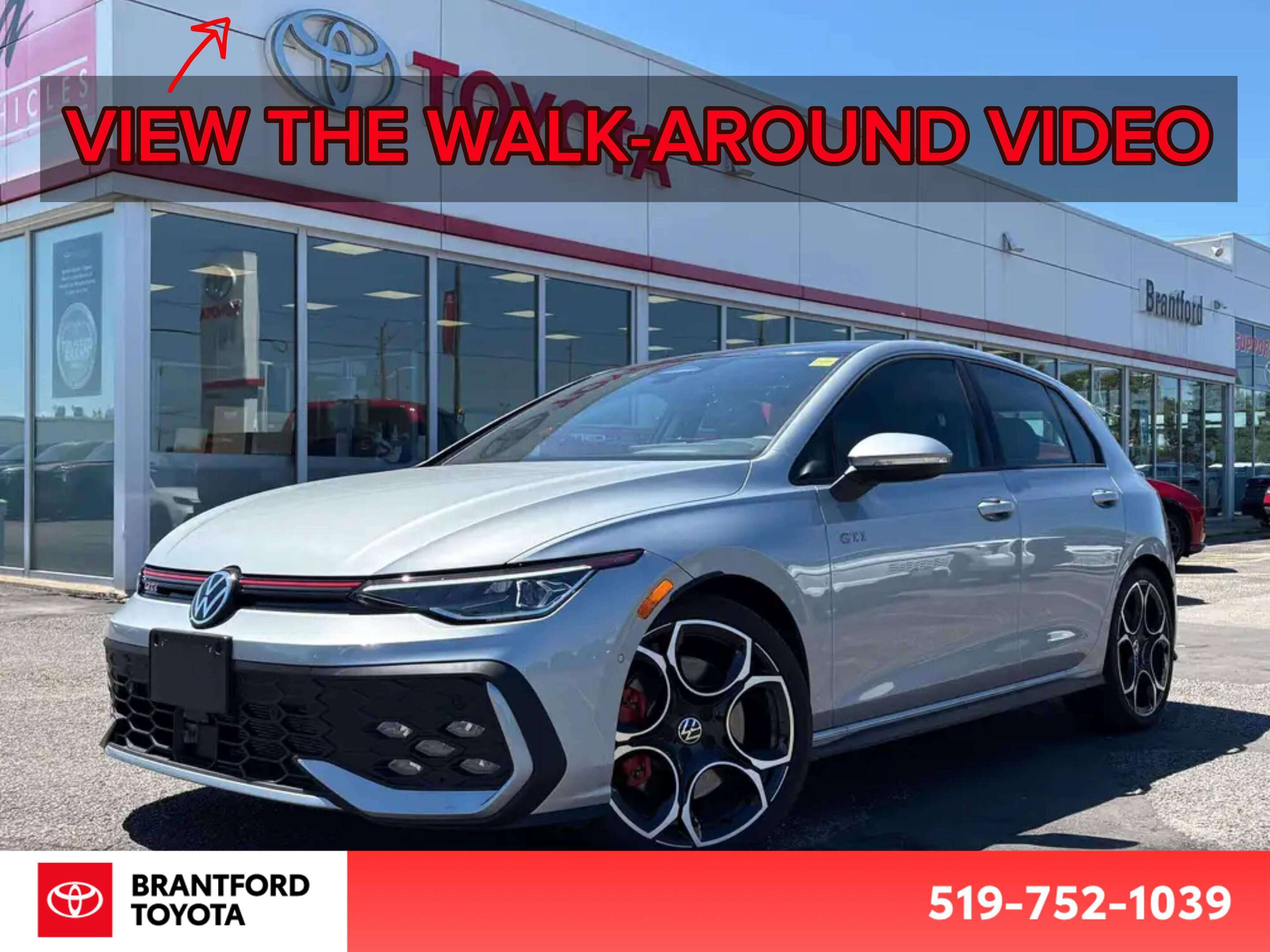 Silver 2026 Volkswagen Golf GTI Hatchback Front-Wheel Drive Automatic