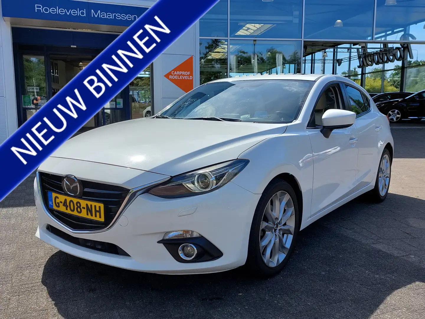 Mazda 3 2.0 SkyActiv-G 165pk Automaat GT-M 5-Deurs | Navi Blanc - 1
