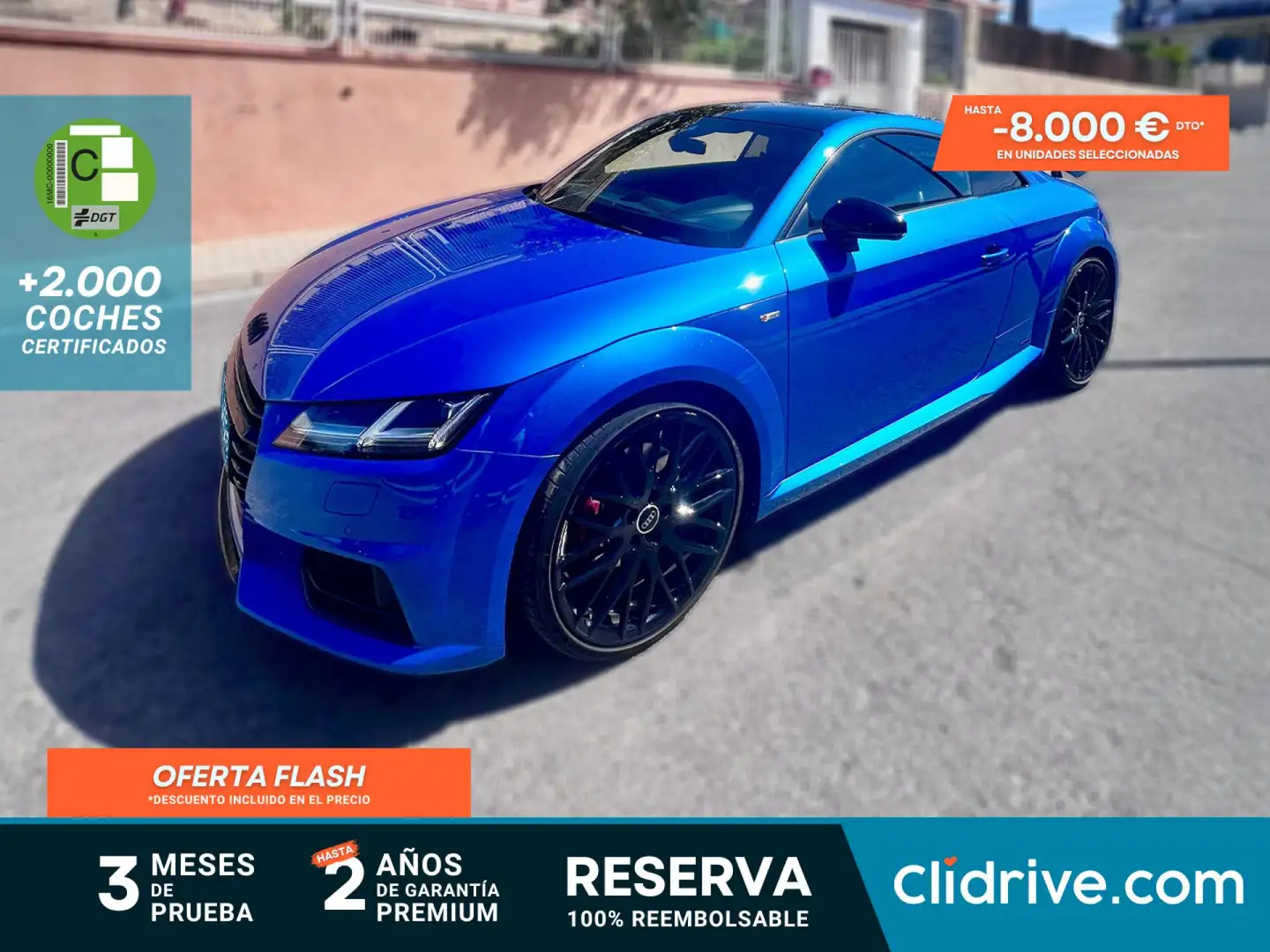 Audi TT 2.0 TFSI 169kW quattro S tronic Coupé Azul - 1