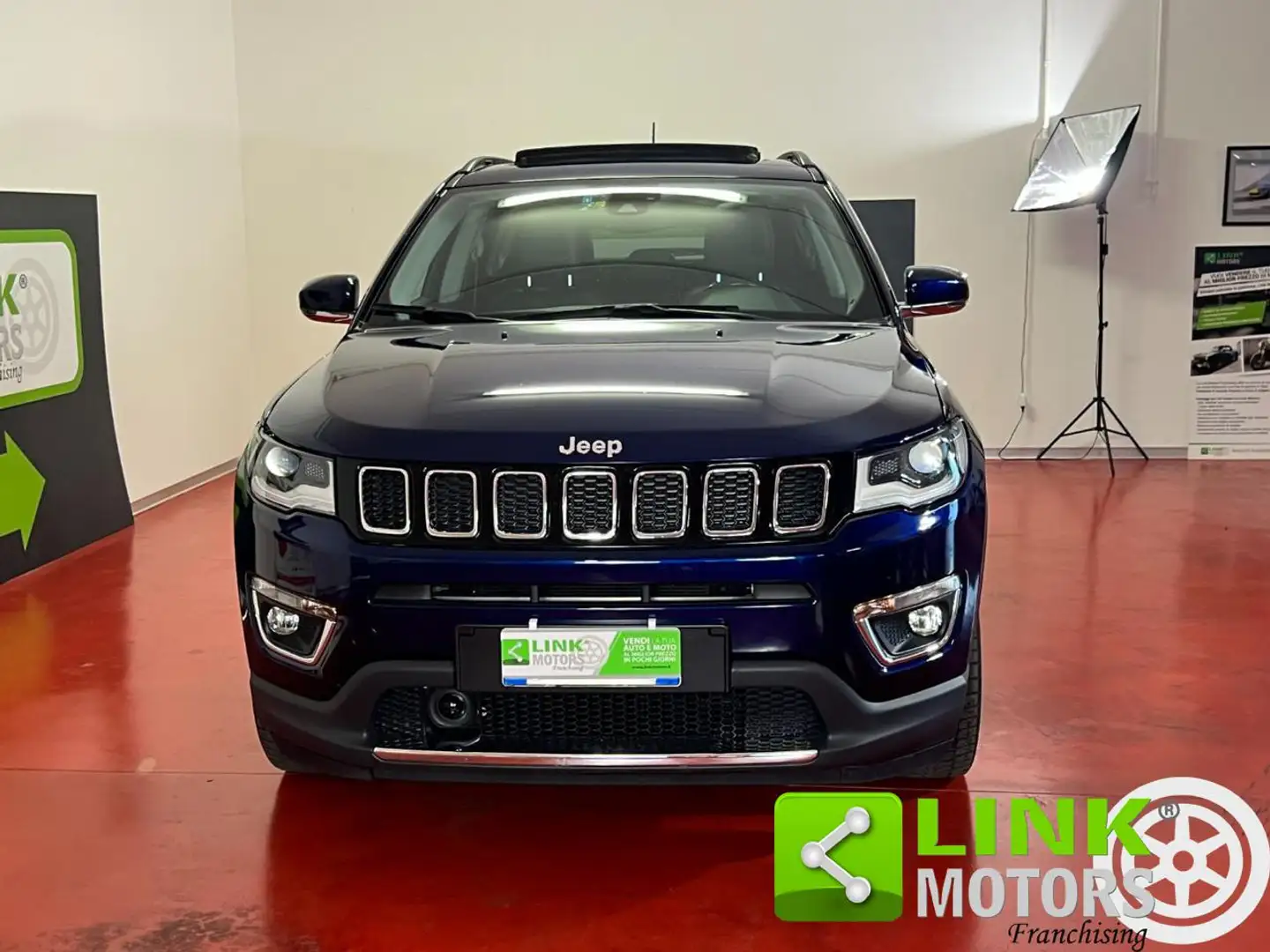 Jeep Compass 2.0 Multijet II 4WD Limited Aut. TETTO -PELLE FULL Bleu - 2