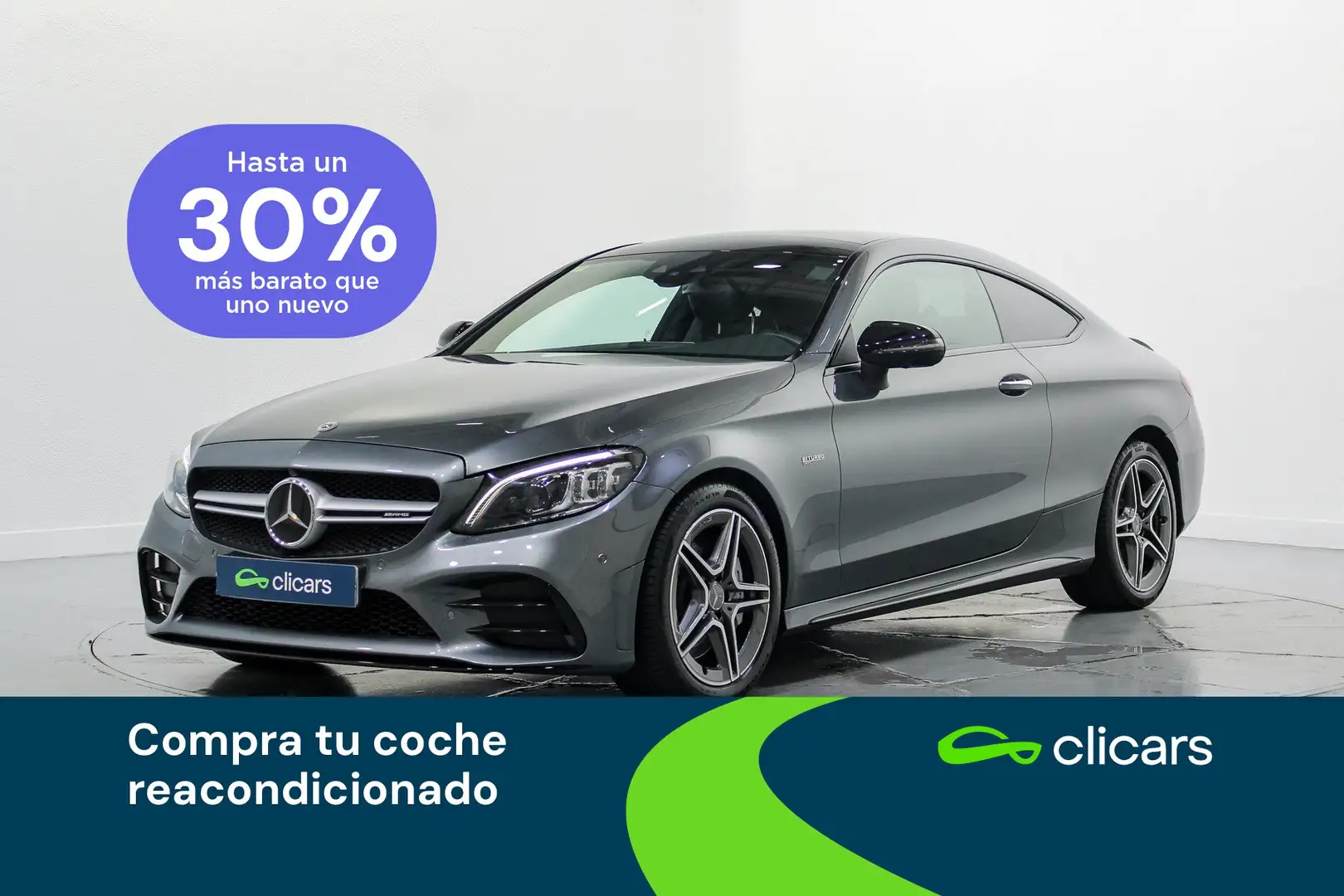 Mercedes-Benz C 43 AMG Coupé 4Matic Aut. Gris - 1