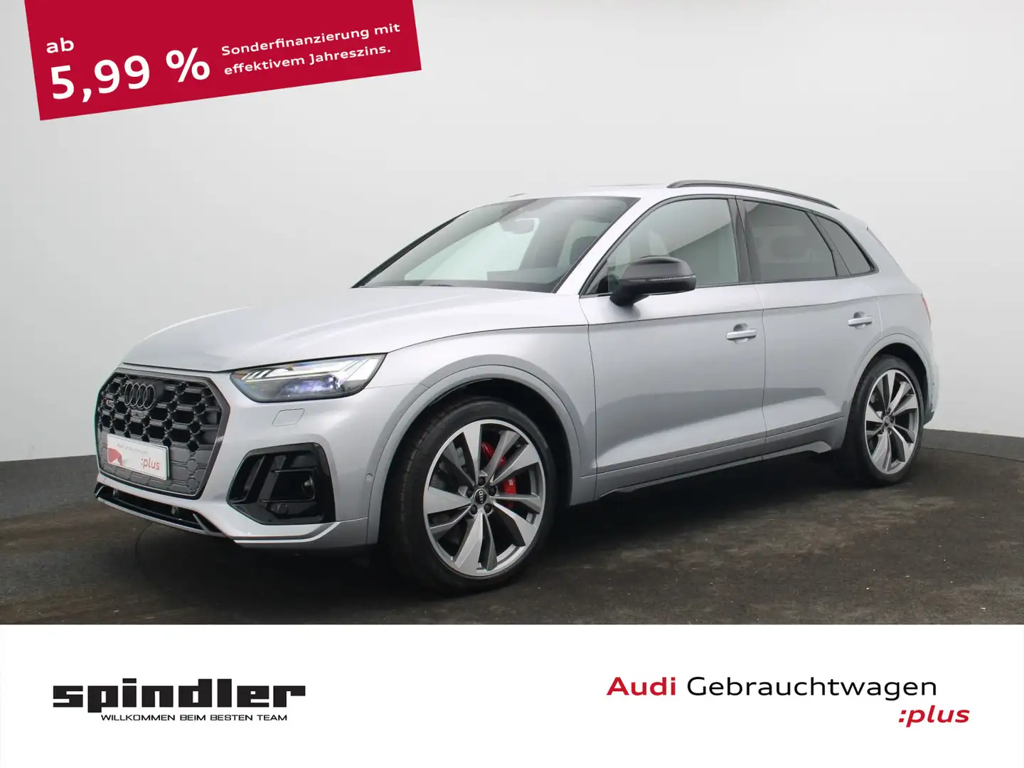 Audi SQ5 TDI quattro / Pano, Matrix, B&O, 360°, Air Argent - 1
