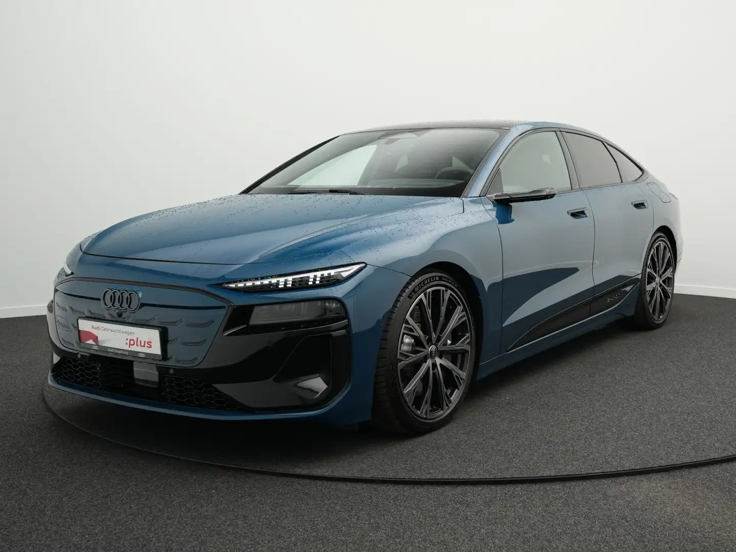 Audi S6 e-tron *Wärmep.*PANO*HdUp*8-fach* Синий - 2