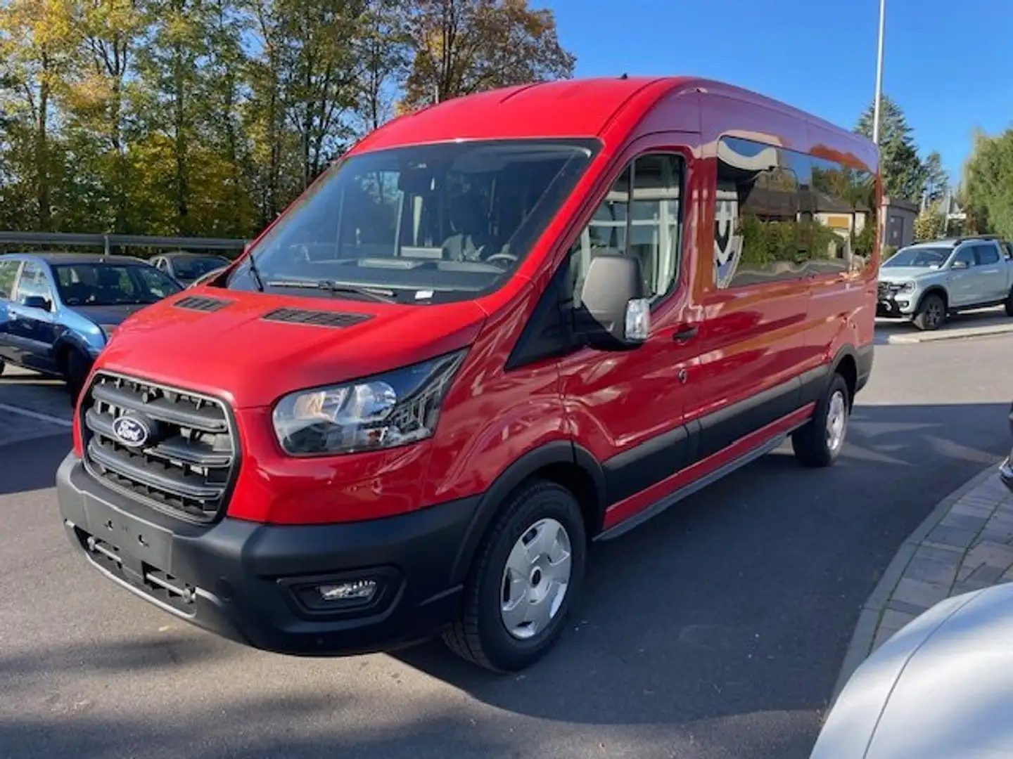 Ford Transit 350 L3 Trend Kombi Autom. Feuerwehr RAL 3000 Rot - 1