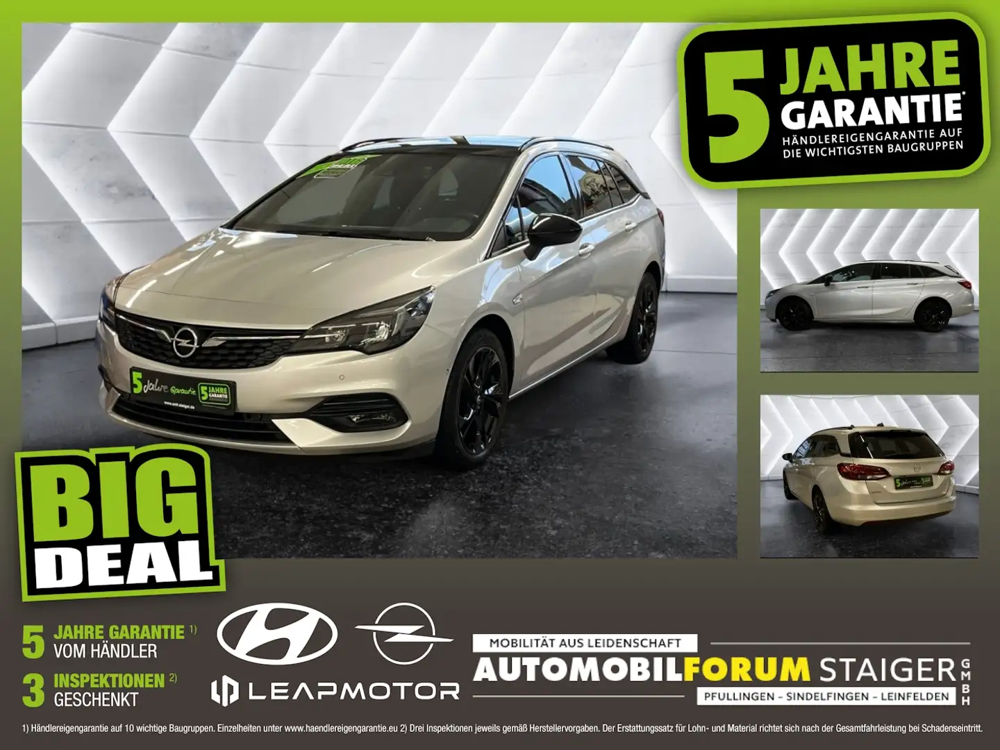 Opel Astra K Sports Tourer 1.2 Turbo  GS Line SpurW Argento - 1