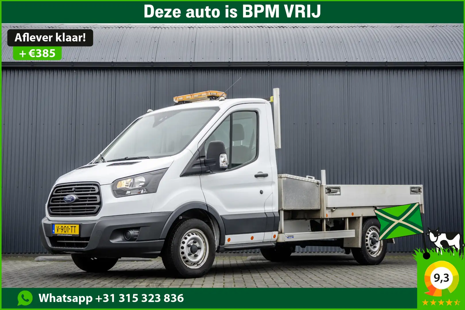 Ford Transit 2.0 TDCI L2H1 | Euro 6 | Top conditie | Airco | Al Wit - 1