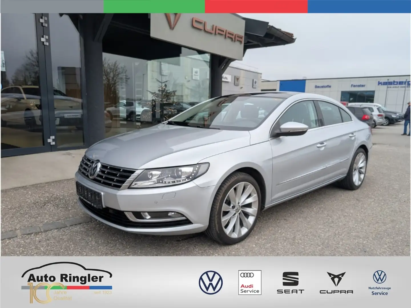 Volkswagen CC 2.0 TDI NAVI+KAMERA+XENON+PANO+DSG +LEDER+MEMORY Argent - 1