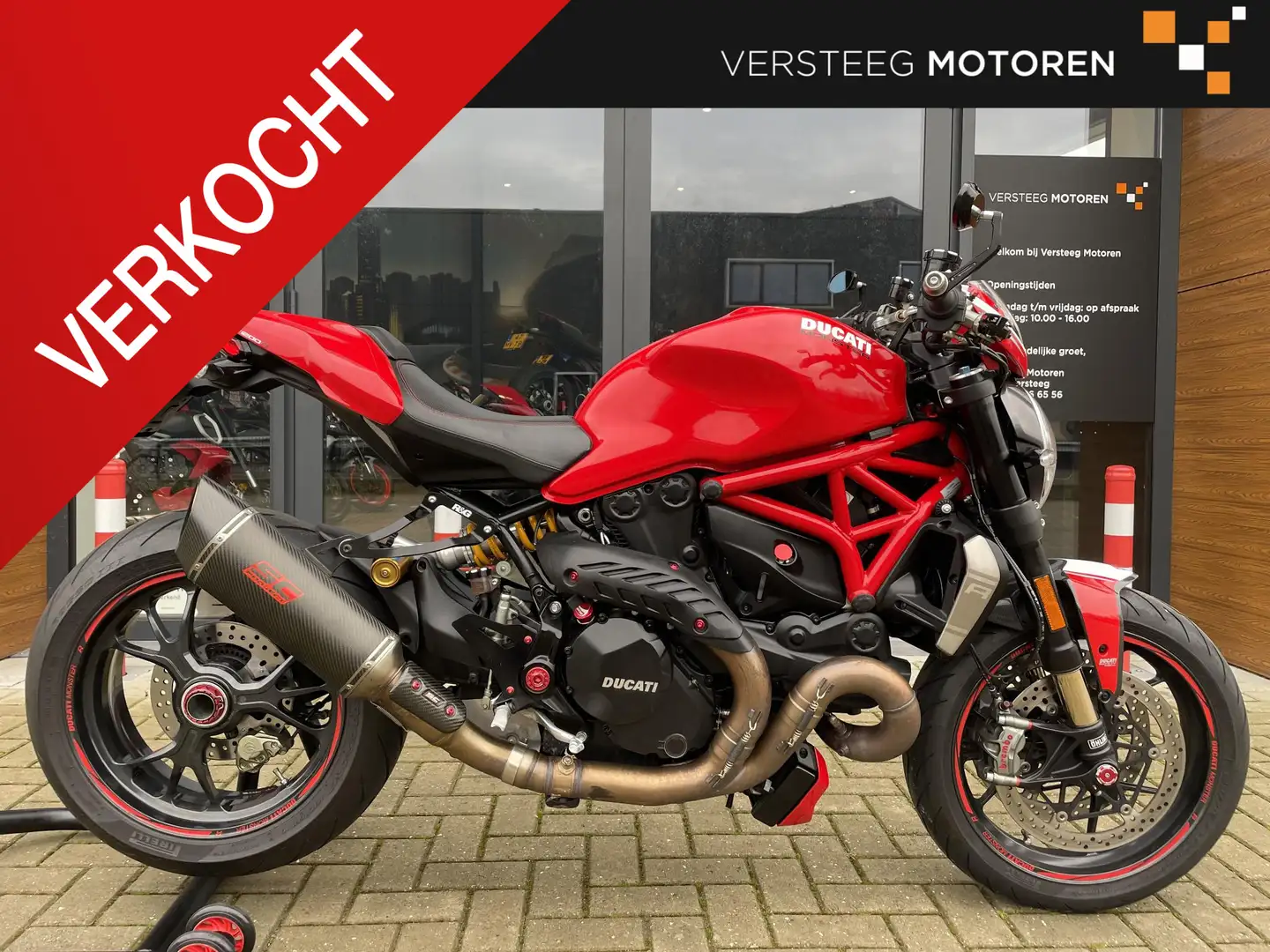 Ducati Monster 1200 R Full options # dealeronderhouden Rouge - 1